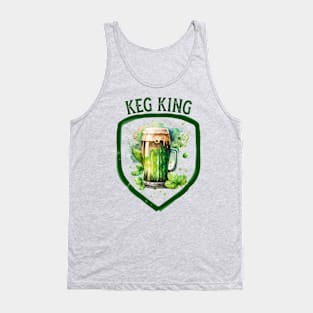 Keg King - Irish Beer Handstand Tank Top